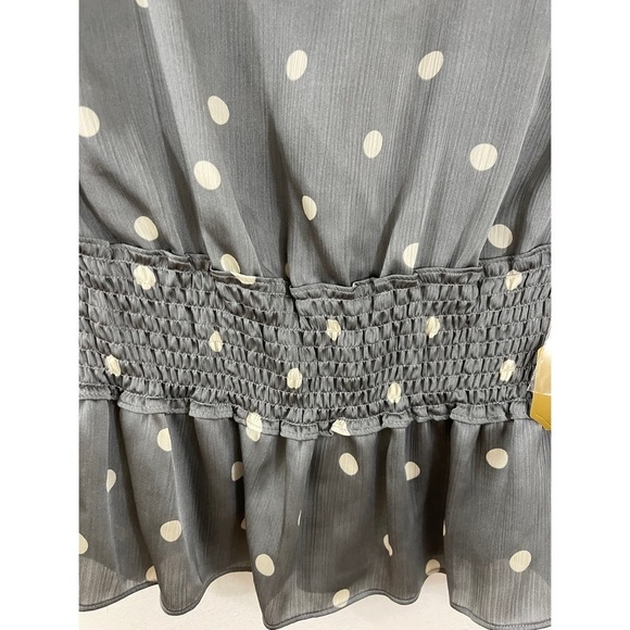 RYEGRASS Gray Dots Women’s Blouse New With Tags Size: XS - Picture 10 of 13